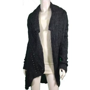 Mystree Black Knit Cardigan